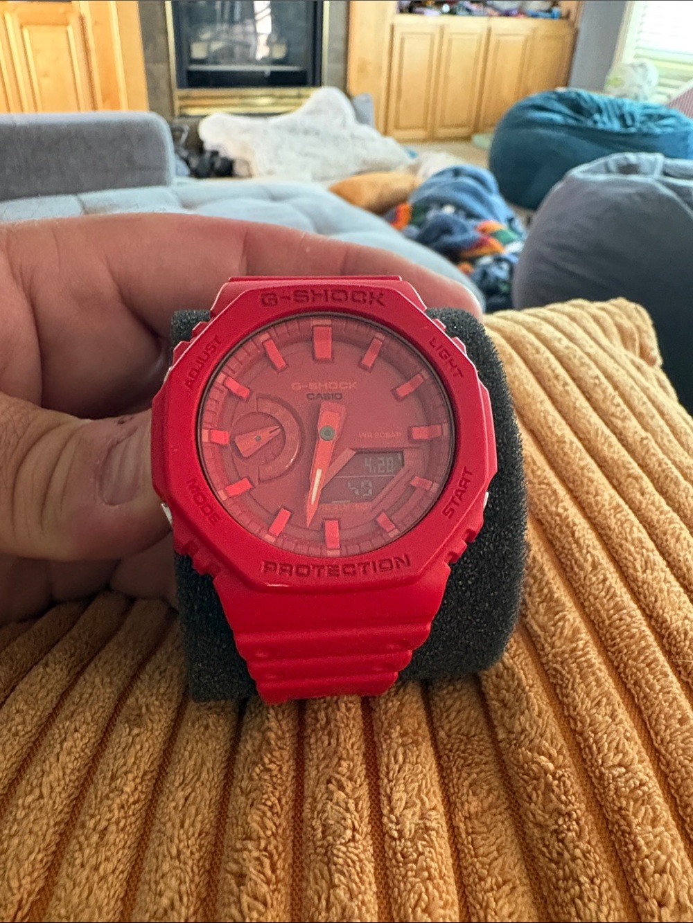 Casio G-Shock Red Resin Watch